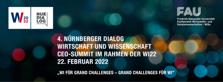 NUEdialog mit dem Fokusthema „Grand Challenges“ am 22. Februar 2022