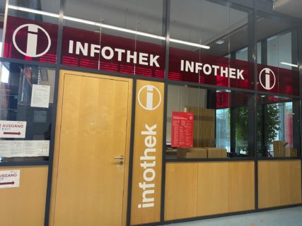 Zum Artikel "Infothek ab 10.02. geschlossen – wir sind im neuen Semester wieder für euch da!"